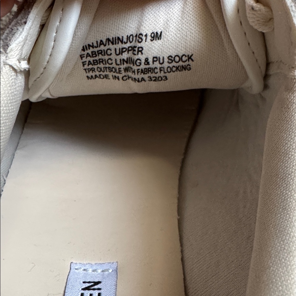 Steve Madden Black and White Sneakers - Picture 6 of 7